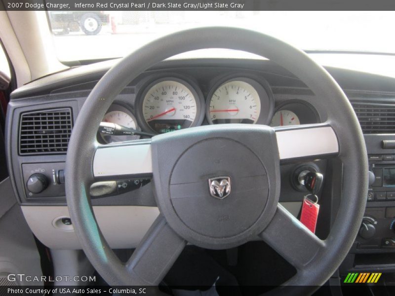 Inferno Red Crystal Pearl / Dark Slate Gray/Light Slate Gray 2007 Dodge Charger