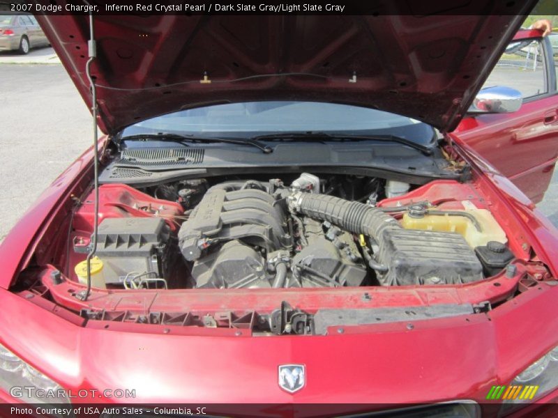 Inferno Red Crystal Pearl / Dark Slate Gray/Light Slate Gray 2007 Dodge Charger