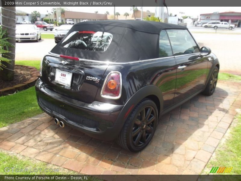 Midnight Black / Black/Grey 2009 Mini Cooper S Convertible