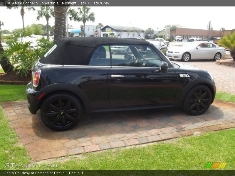 Midnight Black / Black/Grey 2009 Mini Cooper S Convertible