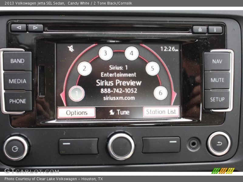 Candy White / 2 Tone Black/Cornsilk 2013 Volkswagen Jetta SEL Sedan