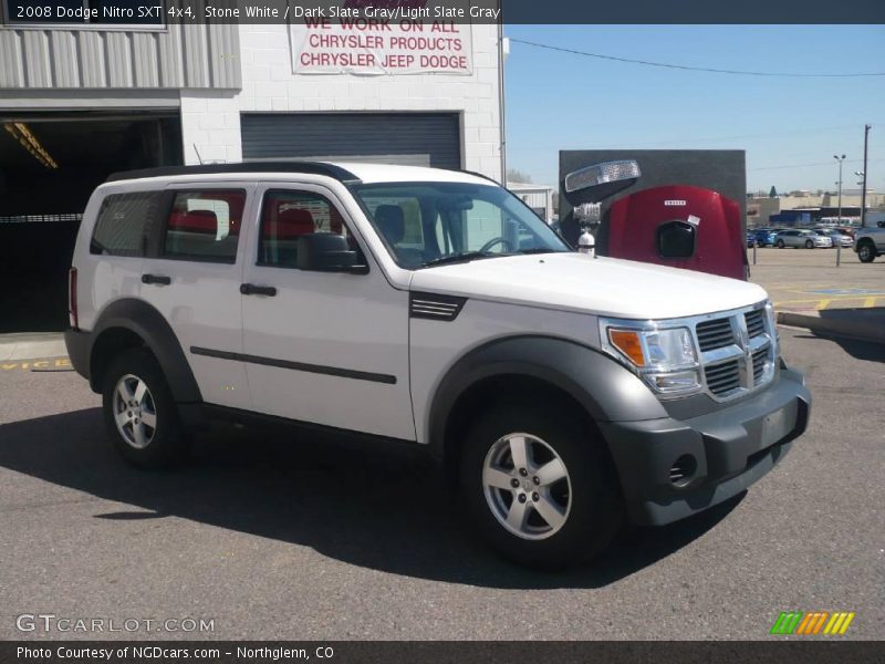 Stone White / Dark Slate Gray/Light Slate Gray 2008 Dodge Nitro SXT 4x4