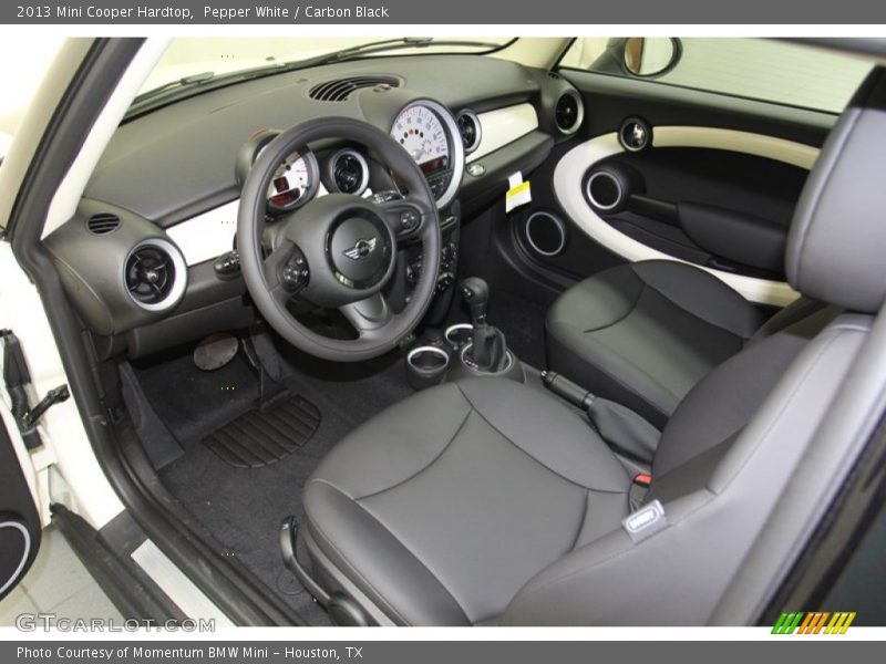 Pepper White / Carbon Black 2013 Mini Cooper Hardtop