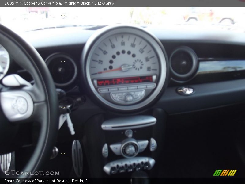 Midnight Black / Black/Grey 2009 Mini Cooper S Convertible