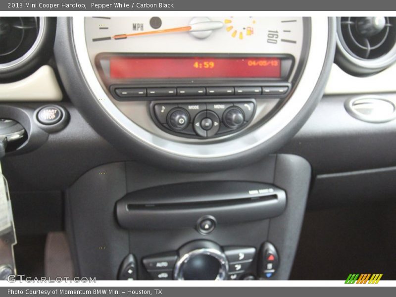 Pepper White / Carbon Black 2013 Mini Cooper Hardtop