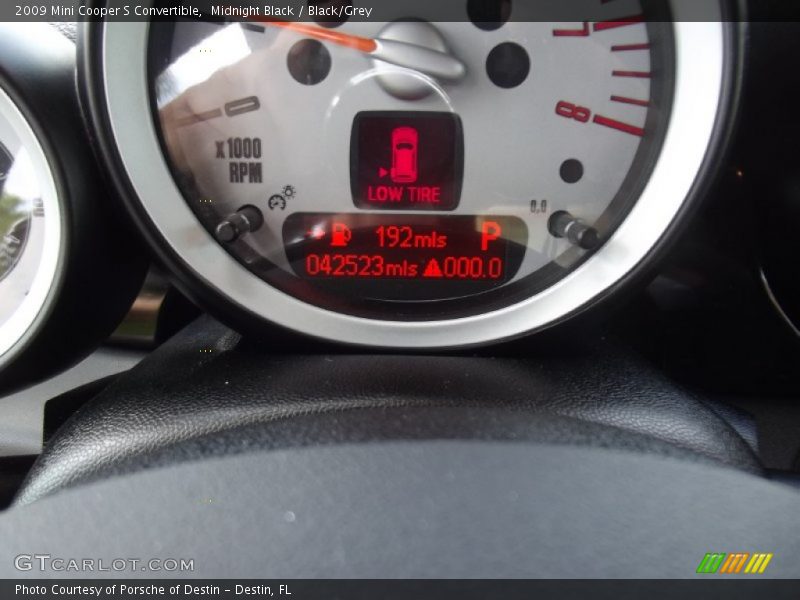 Midnight Black / Black/Grey 2009 Mini Cooper S Convertible