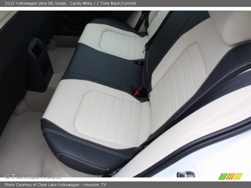 Candy White / 2 Tone Black/Cornsilk 2013 Volkswagen Jetta SEL Sedan