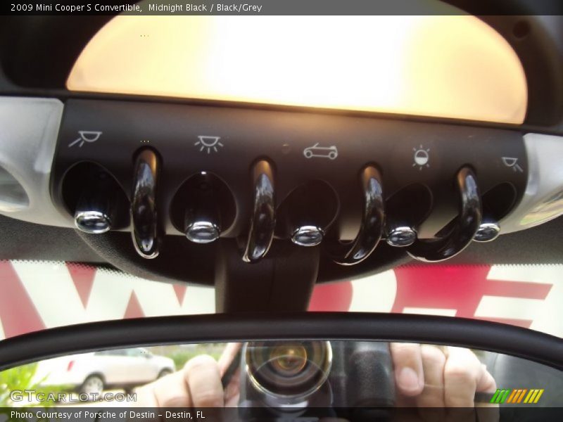 Midnight Black / Black/Grey 2009 Mini Cooper S Convertible