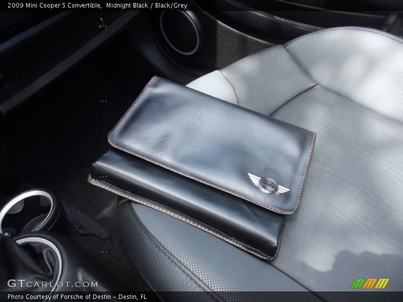Midnight Black / Black/Grey 2009 Mini Cooper S Convertible