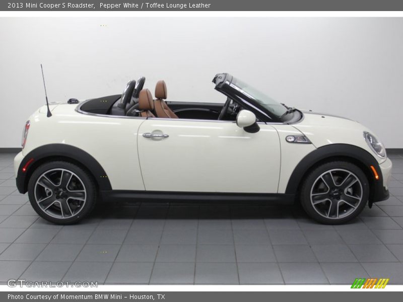 Pepper White / Toffee Lounge Leather 2013 Mini Cooper S Roadster