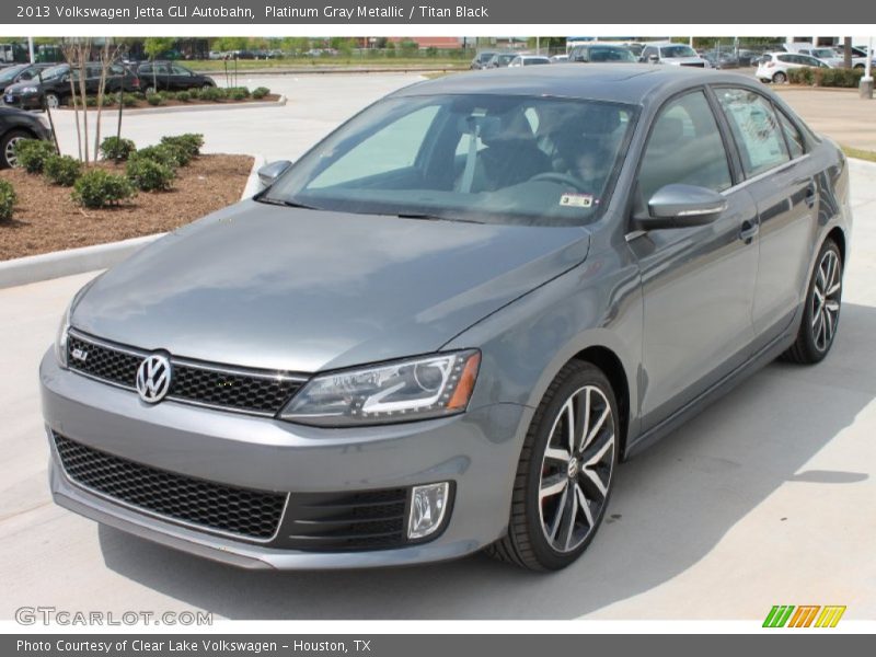 Platinum Gray Metallic / Titan Black 2013 Volkswagen Jetta GLI Autobahn