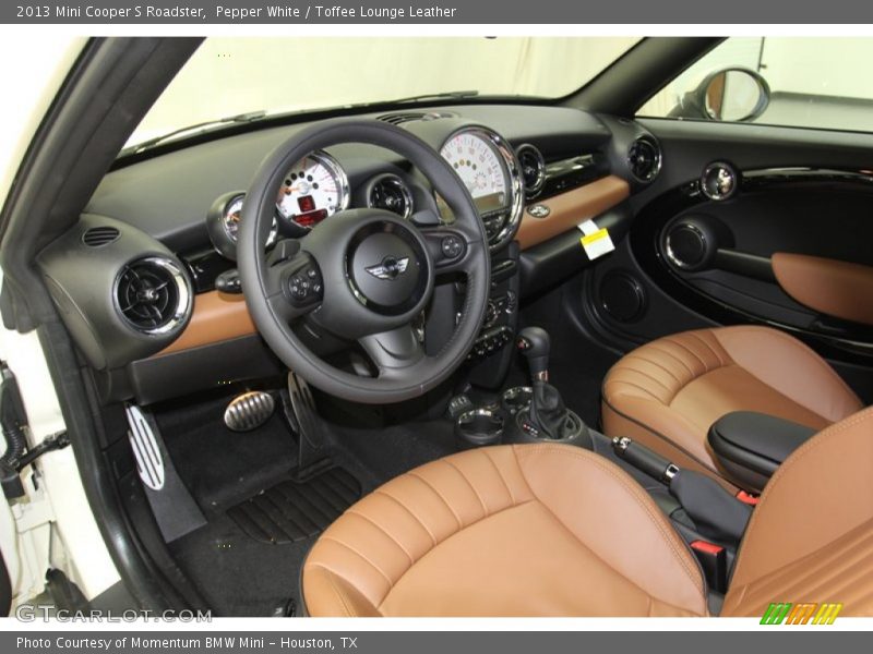 Pepper White / Toffee Lounge Leather 2013 Mini Cooper S Roadster