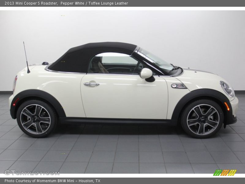 Pepper White / Toffee Lounge Leather 2013 Mini Cooper S Roadster