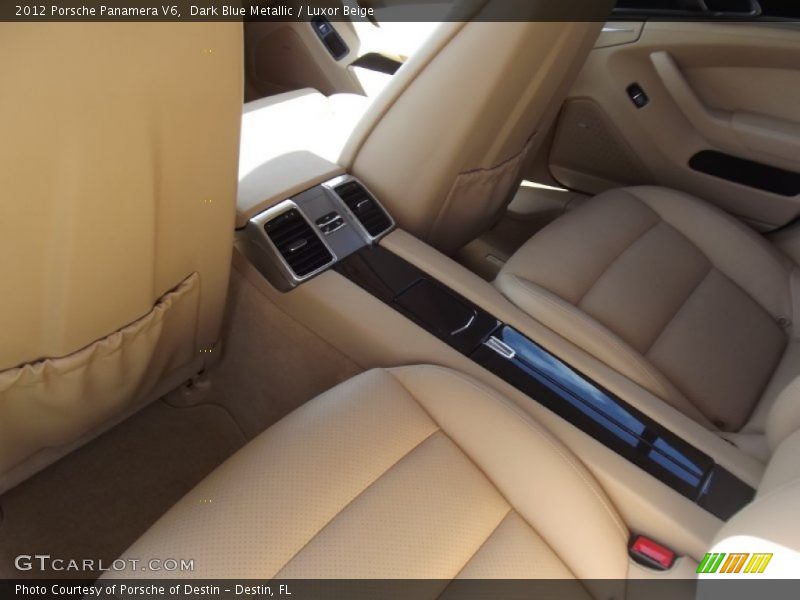 Dark Blue Metallic / Luxor Beige 2012 Porsche Panamera V6