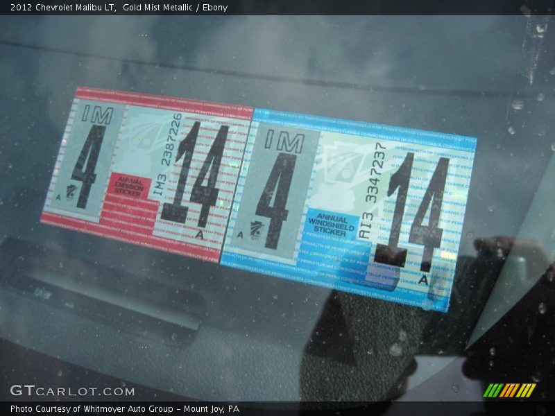 Gold Mist Metallic / Ebony 2012 Chevrolet Malibu LT