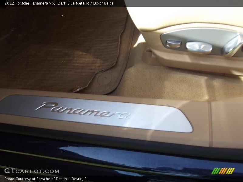Dark Blue Metallic / Luxor Beige 2012 Porsche Panamera V6