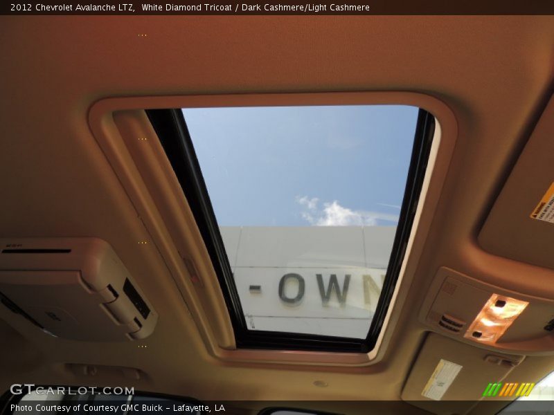 White Diamond Tricoat / Dark Cashmere/Light Cashmere 2012 Chevrolet Avalanche LTZ