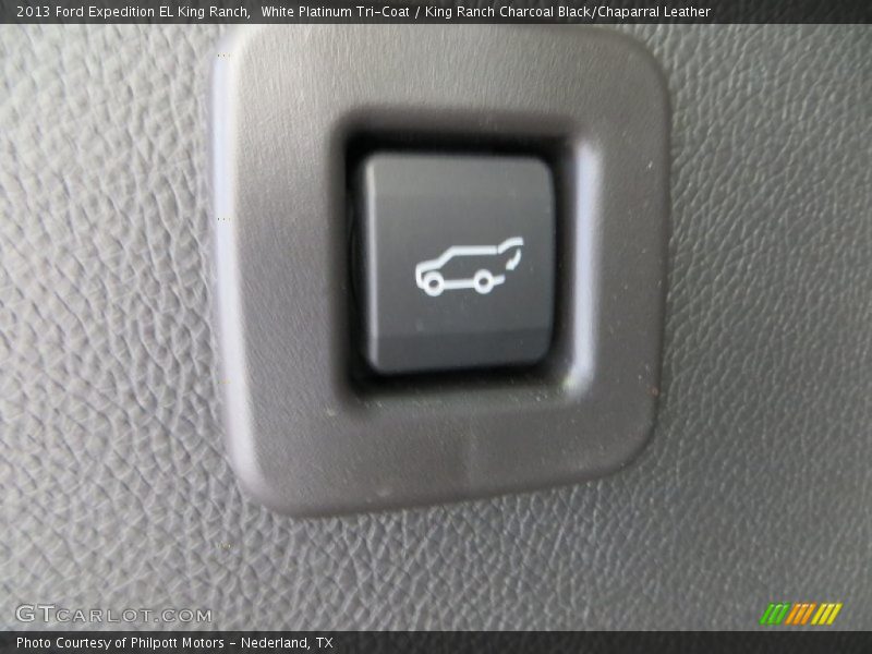 White Platinum Tri-Coat / King Ranch Charcoal Black/Chaparral Leather 2013 Ford Expedition EL King Ranch