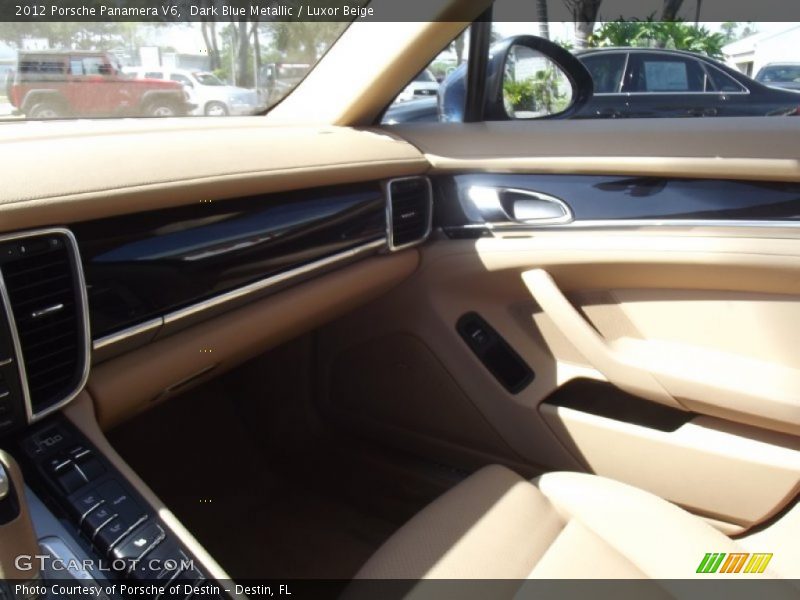 Dark Blue Metallic / Luxor Beige 2012 Porsche Panamera V6