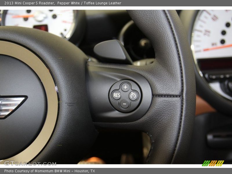 Pepper White / Toffee Lounge Leather 2013 Mini Cooper S Roadster