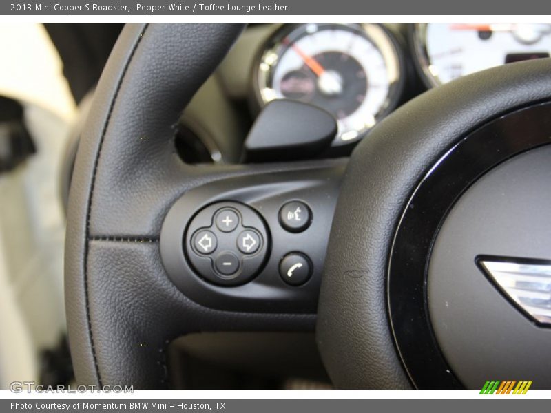Pepper White / Toffee Lounge Leather 2013 Mini Cooper S Roadster
