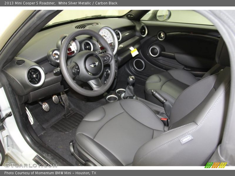  2013 Cooper S Roadster Carbon Black Interior