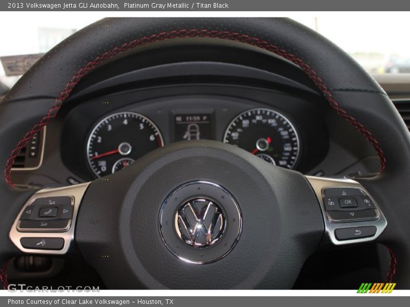Platinum Gray Metallic / Titan Black 2013 Volkswagen Jetta GLI Autobahn