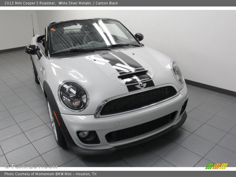 White Silver Metallic / Carbon Black 2013 Mini Cooper S Roadster