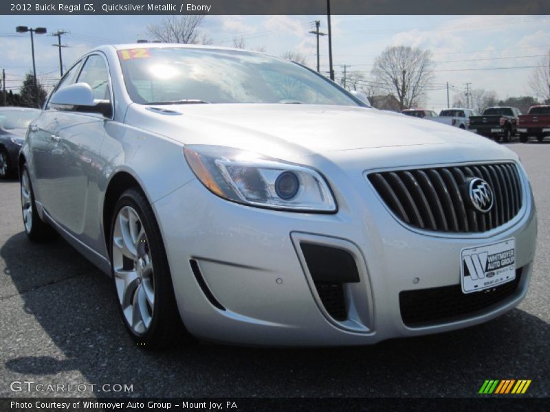 Quicksilver Metallic / Ebony 2012 Buick Regal GS