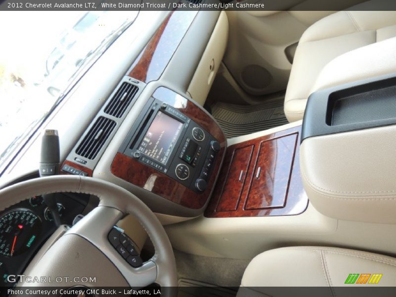 White Diamond Tricoat / Dark Cashmere/Light Cashmere 2012 Chevrolet Avalanche LTZ