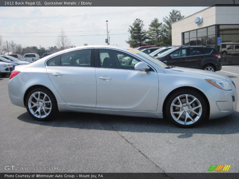 Quicksilver Metallic / Ebony 2012 Buick Regal GS