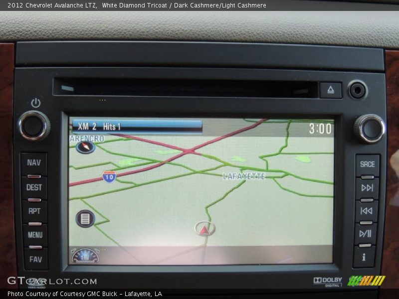 Navigation of 2012 Avalanche LTZ