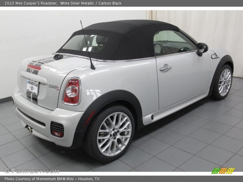 White Silver Metallic / Carbon Black 2013 Mini Cooper S Roadster
