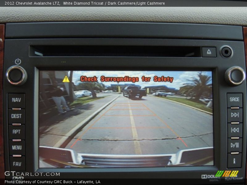 White Diamond Tricoat / Dark Cashmere/Light Cashmere 2012 Chevrolet Avalanche LTZ