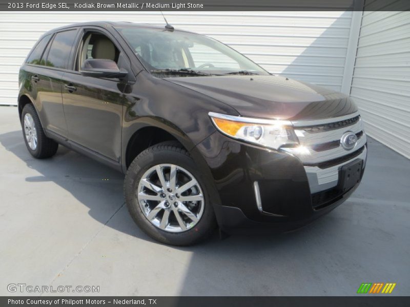 Kodiak Brown Metallic / Medium Light Stone 2013 Ford Edge SEL