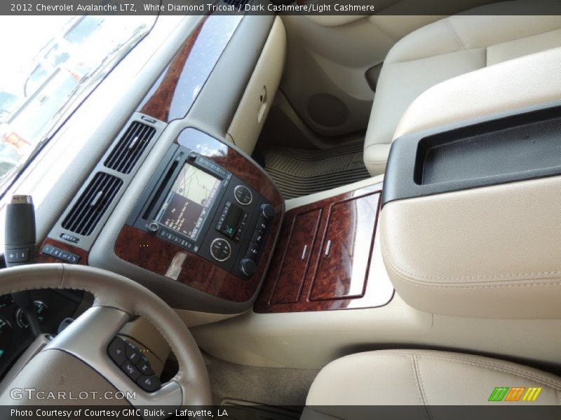 White Diamond Tricoat / Dark Cashmere/Light Cashmere 2012 Chevrolet Avalanche LTZ