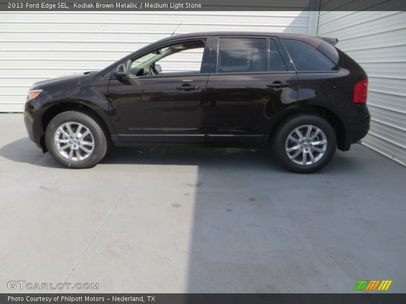 Kodiak Brown Metallic / Medium Light Stone 2013 Ford Edge SEL