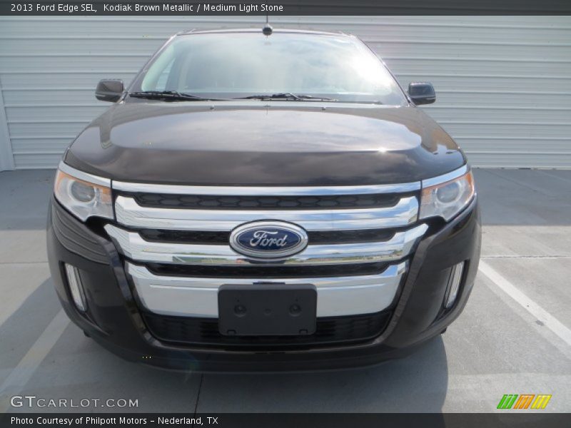 Kodiak Brown Metallic / Medium Light Stone 2013 Ford Edge SEL