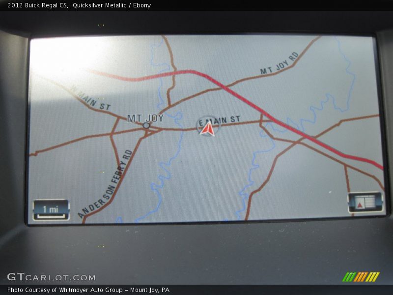 Navigation of 2012 Regal GS