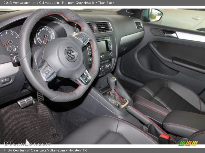 Platinum Gray Metallic / Titan Black 2013 Volkswagen Jetta GLI Autobahn