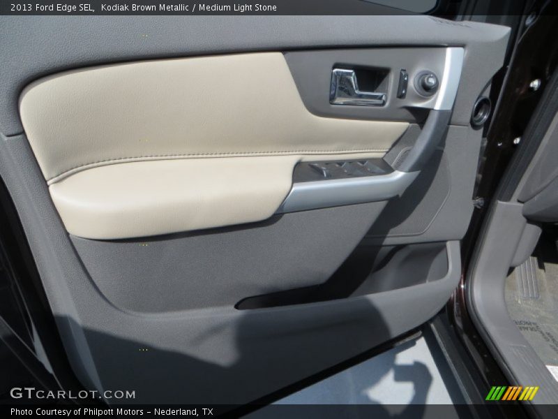 Kodiak Brown Metallic / Medium Light Stone 2013 Ford Edge SEL