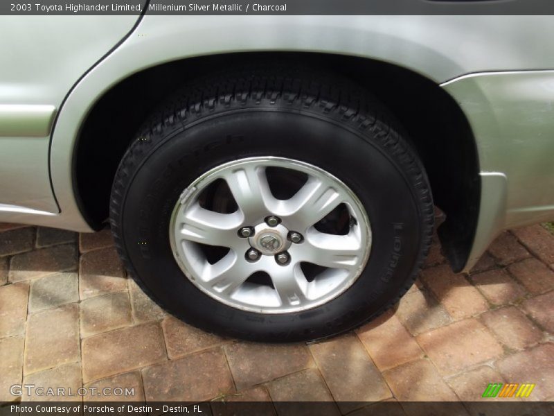 Millenium Silver Metallic / Charcoal 2003 Toyota Highlander Limited
