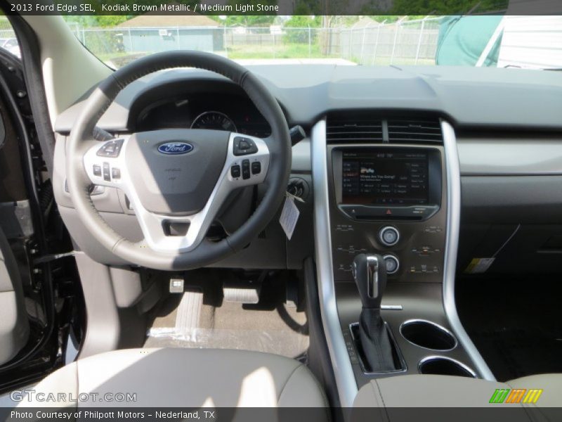 Kodiak Brown Metallic / Medium Light Stone 2013 Ford Edge SEL