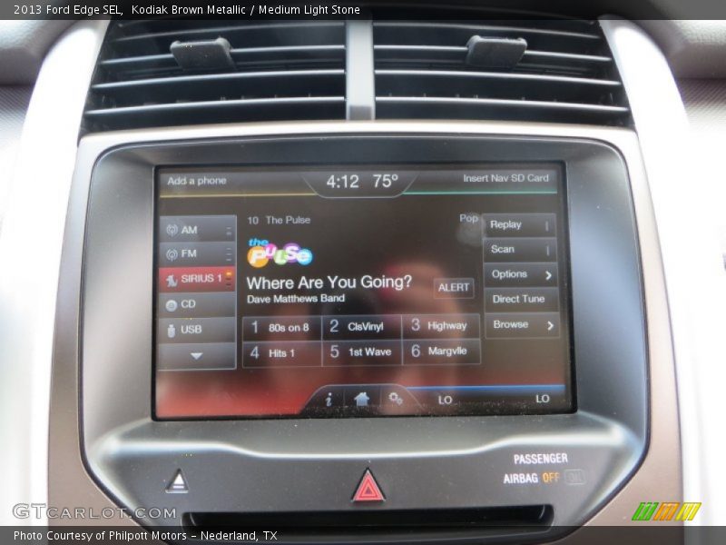 Kodiak Brown Metallic / Medium Light Stone 2013 Ford Edge SEL