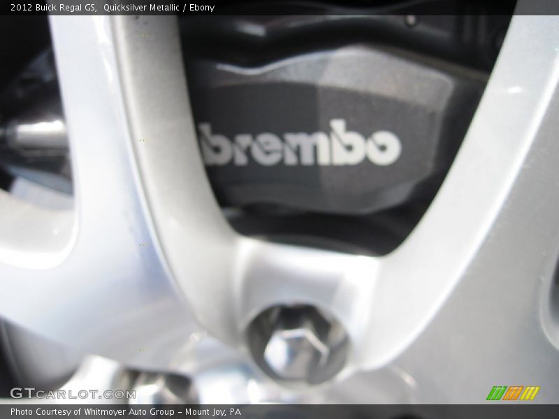 Quicksilver Metallic / Ebony 2012 Buick Regal GS