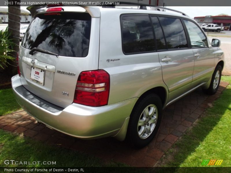 Millenium Silver Metallic / Charcoal 2003 Toyota Highlander Limited