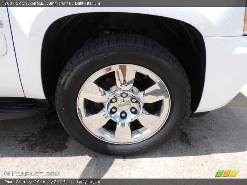 Summit White / Light Titanium 2007 GMC Yukon SLE