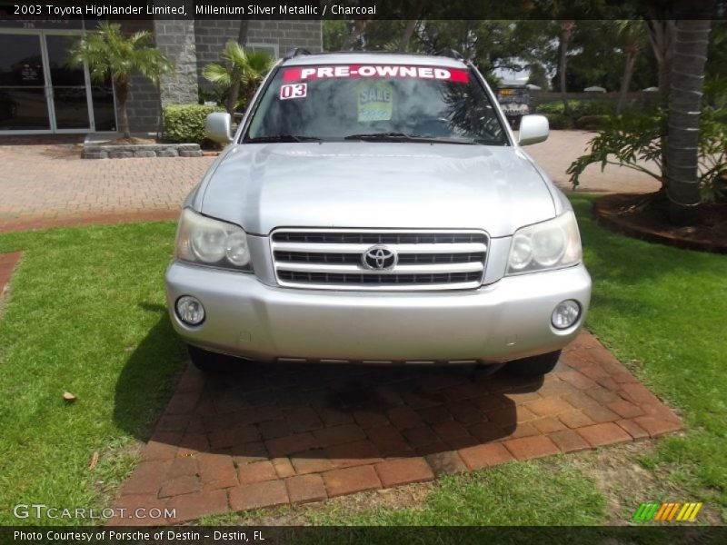 Millenium Silver Metallic / Charcoal 2003 Toyota Highlander Limited