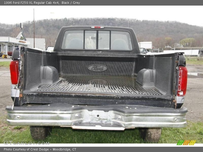 Black / Grey 1996 Ford F250 XL Regular Cab 4x4