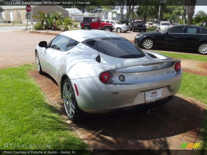 Arctic Silver Metallic / Charcoal 2011 Lotus Evora Coupe